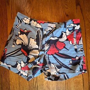 EUC Jcrew Patterned shorts size 6